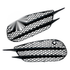 Mercedes C-Class Sport Front Bumper Vent Grille Cover (2015-2018)