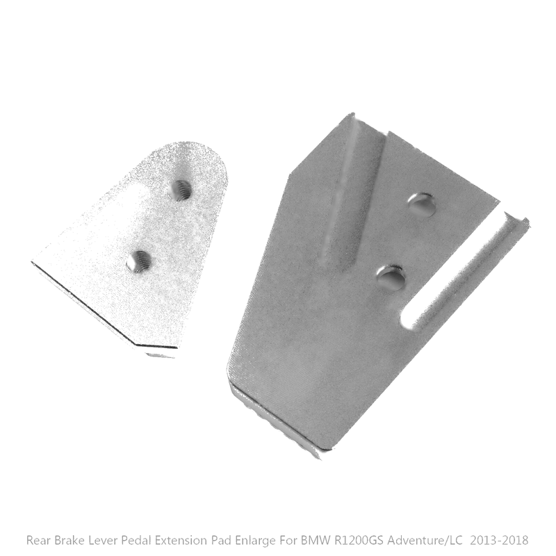 BMW R 1200 GS Adventure Enlarged Footpegs & Foot Brake Silver (2013-2018)