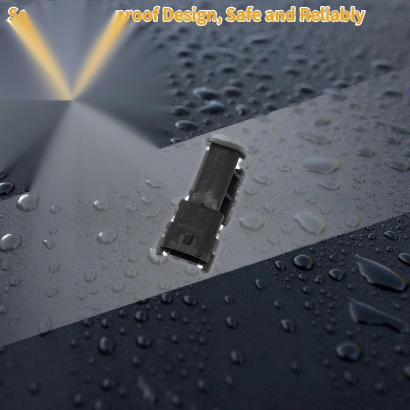 Mercedes-Benz 2 x Pin Fuel Injector Connector Plug