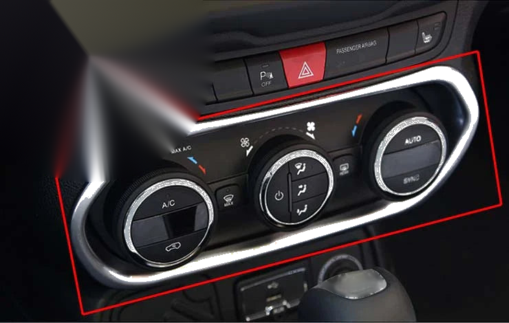 2015-2018 Jeep Renegade Air Conditioner Cover Trim (2015-2018)