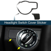 Mercedes-Benz A B C E G Class CLA Headlight Switch Cover Stickers (2013-2023)