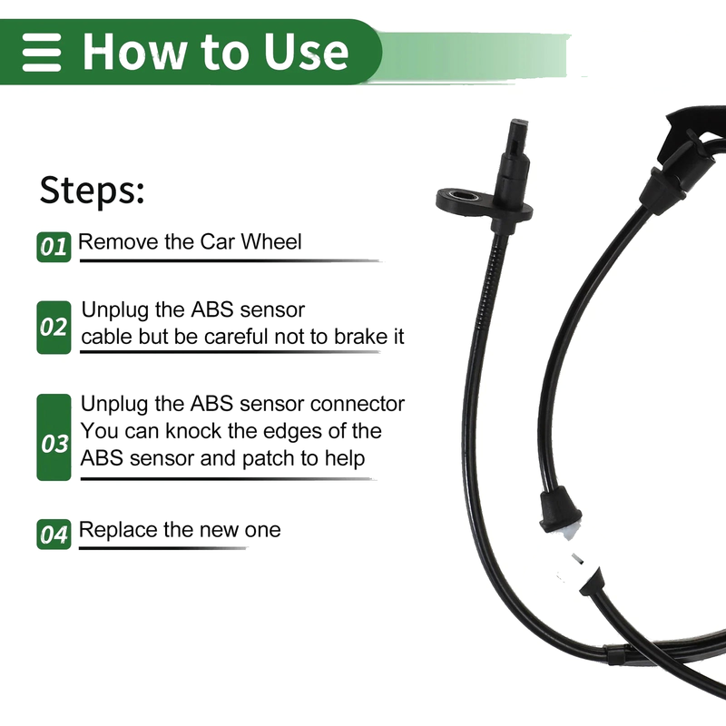 Honda Accord 2 Door ABS Wheel Speed Sensor (2006-2007)