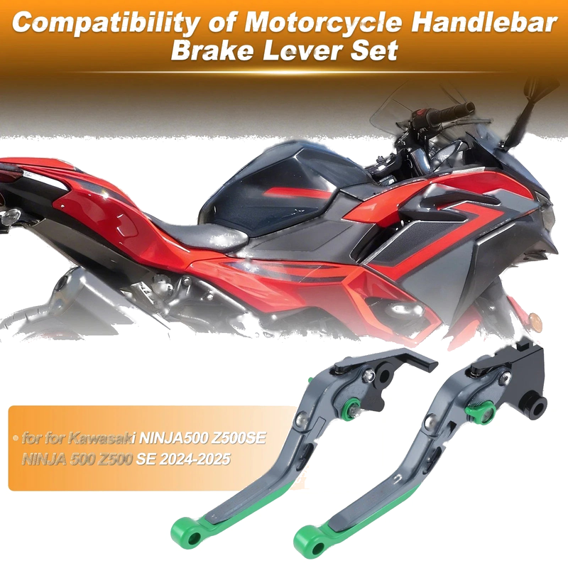 Kawasaki NINJA500 Z500SE Pair Motorcycle Brake Clutch Levers (2024–2025)