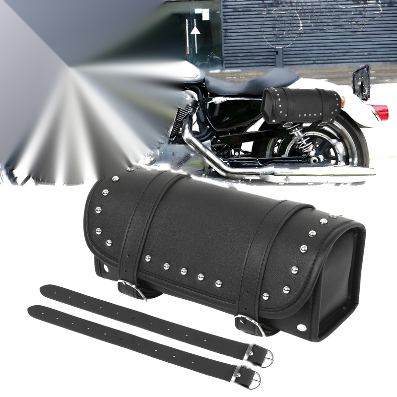 Motorcycle Waterproof Faux Leather Handlebar Tool Bag / 1 x Tool Bag