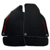 Porsche Panamera Custom Black Carpet Floor Mats (2017-2023)