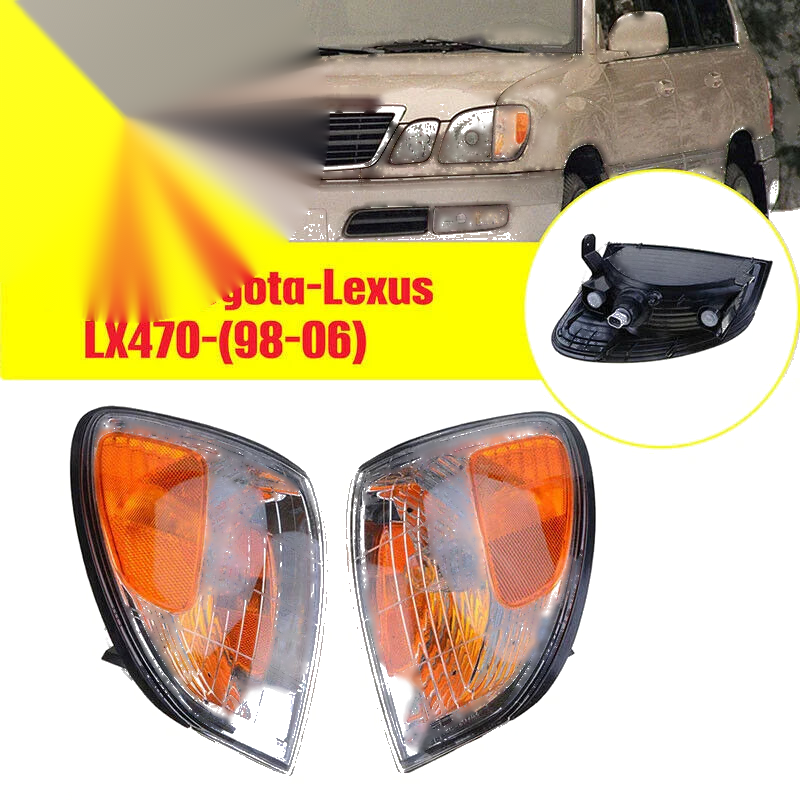 Lexus LX470 Side Marker Lamp Corner Lights 1998-2007 (2 x Parking Turn Signal)