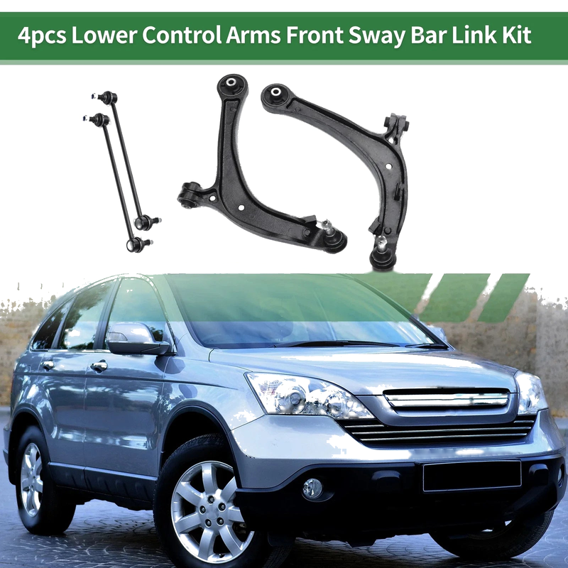 Honda Odyssey 4pcs Front Suspension Control Arm Sway Bar Link (2005-2010)