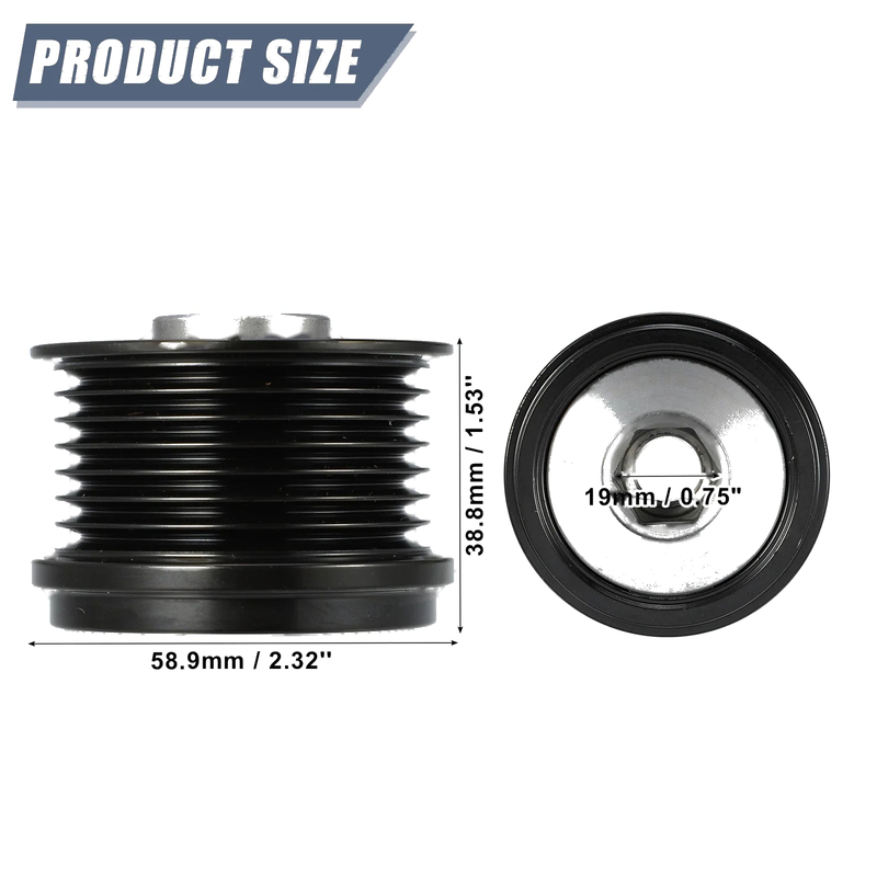 Lexus IS250 IS350 Idler Pulley Alternator Clutch (2006-2014)