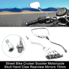 Rearview Mirrors 8mm Street Bike Cruiser Scooter Motorcycle Skull Hand Claw