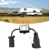 US Vehicle 7Way Plug European 13Pin Round Trailer Light-Converter