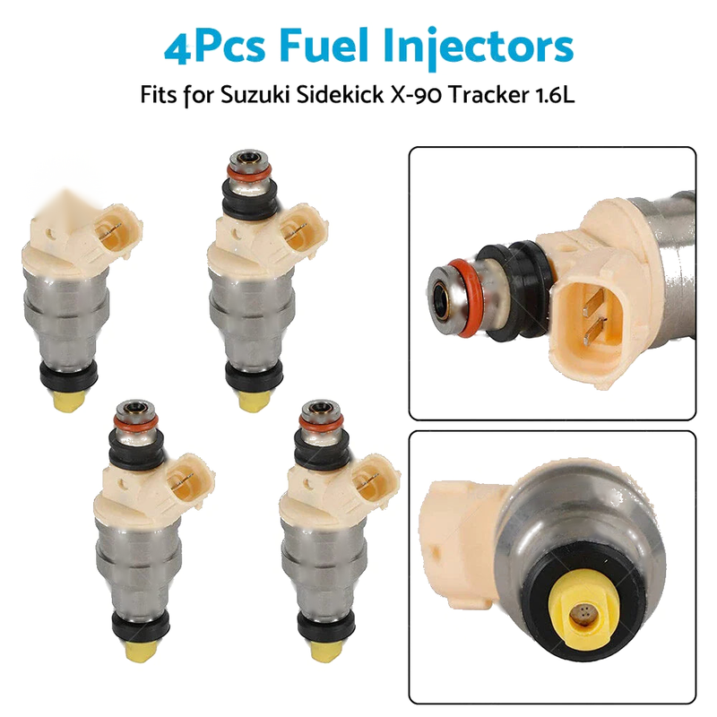 Suzuki Sidekick X-90 Tracker 1.6L Fuel Injector (1996-1998)