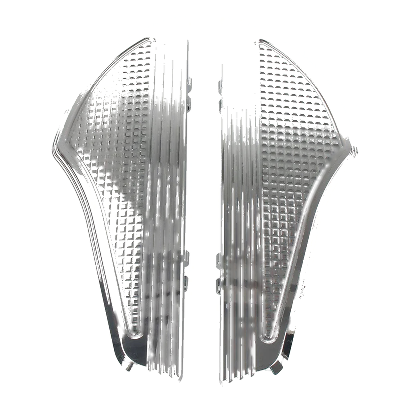 Harley Dyna Touring Softail Chrome Non-Slip Front Floorboards