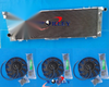 Jeep Cherokee XJ 2.5 4.0 V6 AT 4 Row Radiator + Fan (1997-2001)