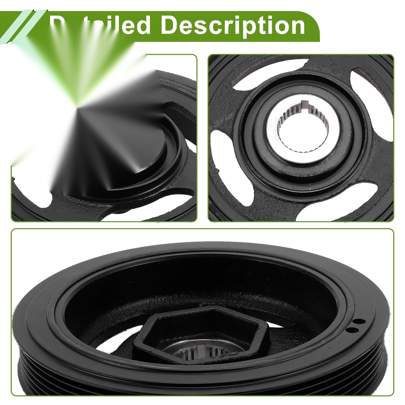Honda Pilot Engine Harmonic Balancer Crankshaft Pulley (2009-2020)