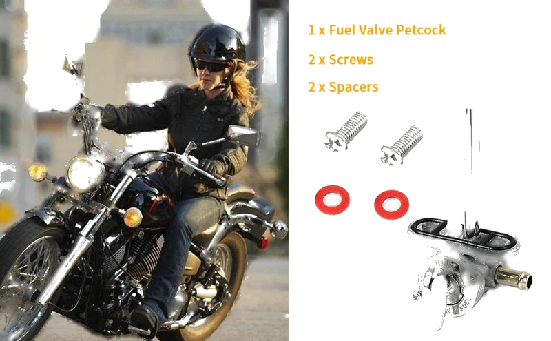 YAMAHA V Star 1100 XVS 1100 Custom 1999-2009 Tank Switch Fuel Valve Petcock