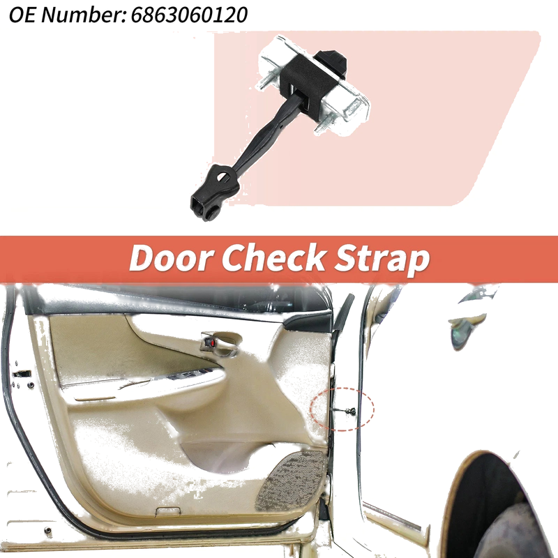 Toyota 4Runner 2 x Rear Left/Rear Right Door Check Strap (2010–2016)
