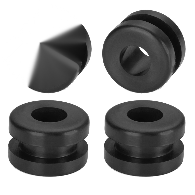 Yamaha Warrior 350 YFM350X 4x Rubber Heel Guard Grommets (1990–2004)