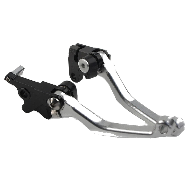 Suzuki DRZ400S / SM / E CNC Silver Pivot Clutch Brake Levers (2000-2022)
