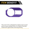 Jeep Gladiator JT (2020-2024) - Purple 1 x Headlight Button Panel Cover