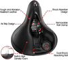 Bike Extra Comfort Wide Bicycle Saddle Seat Cushion Cover