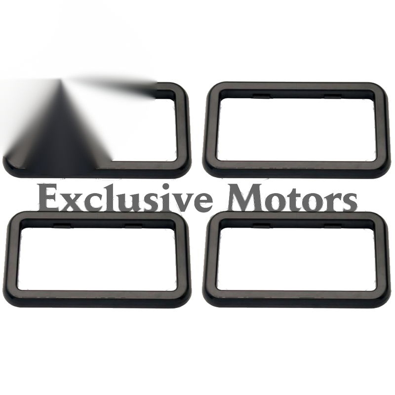 Holden Commodore VB-VL Interior Door Handle Surround Trims Black (1978-1988)