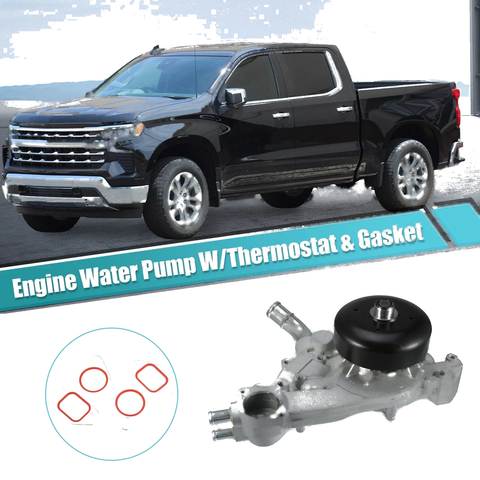 Chevrolet Avalanche Engine Water Pump Set with Thermostat (2002-2013)