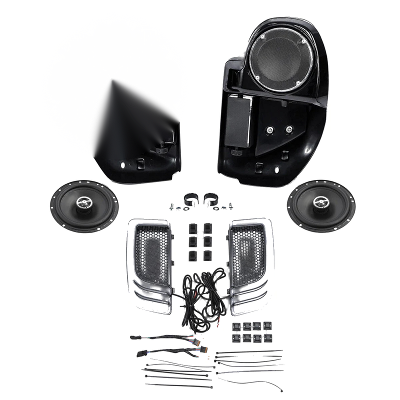 Harley Touring Vented Fairings & 6.5" Speakers Turn Signals (2014-2024)