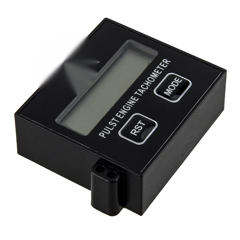 Chainsaw Lawn Mower LCD Digital Inductive Tachometer Hour Meter