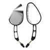 Harley Sportster Softail Electra Road Glide 8mm Black Rear-View Mirrors