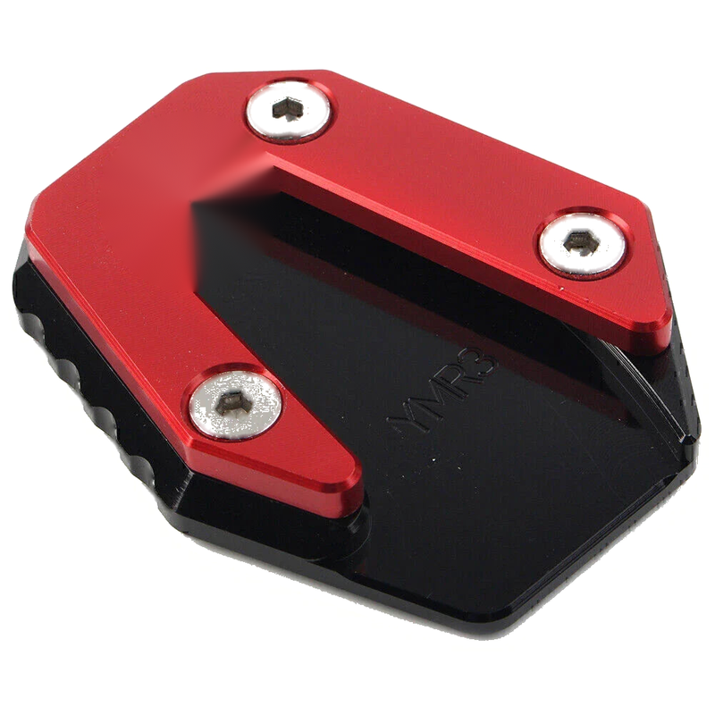 Yamaha YZFR25 YZFR3 MT-25 MT-03 Red Side Stand Kickstand Plate (2015-2023)