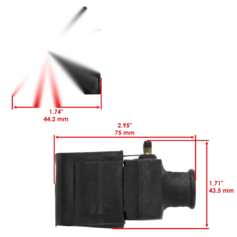 Mercury Outboard 20HP Engine 1986-2006 Ignition Coils (2-Pack)