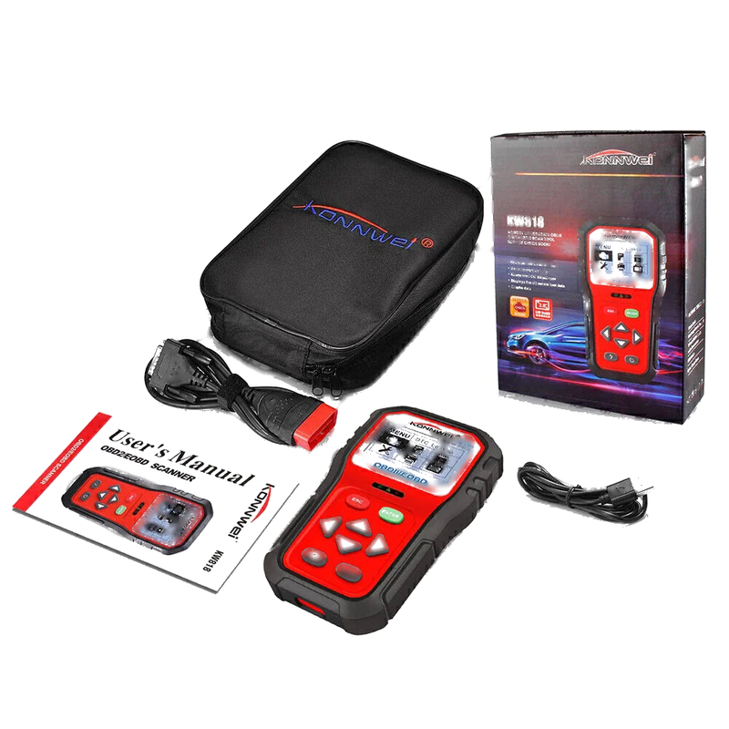 Car Diagnostic Scanner Code Reader OBD2 EOBD Tool (W818)