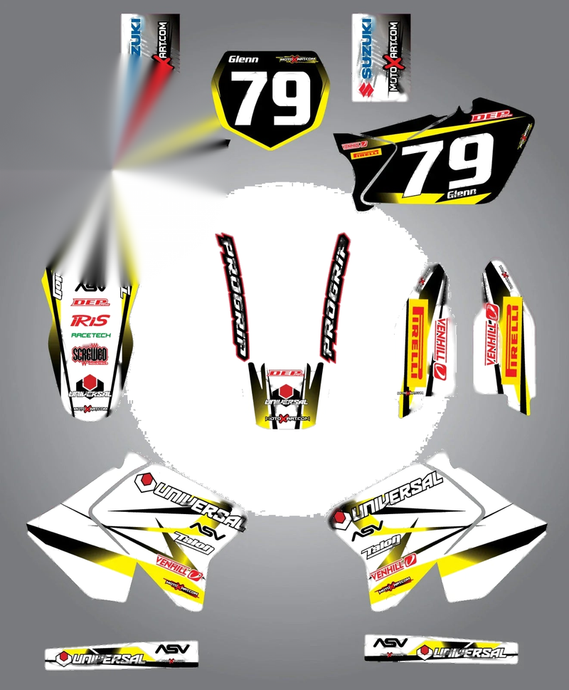 Suzuki RM 250 Custom Graphic Kit (2004-2012)