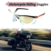 Make Model 1 Pc Motorcycle Riding Goggles Gold Tone Lens Orange Black Frame