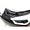 Honda Civic Bumper Grille Trim Stripes (2016-2020)