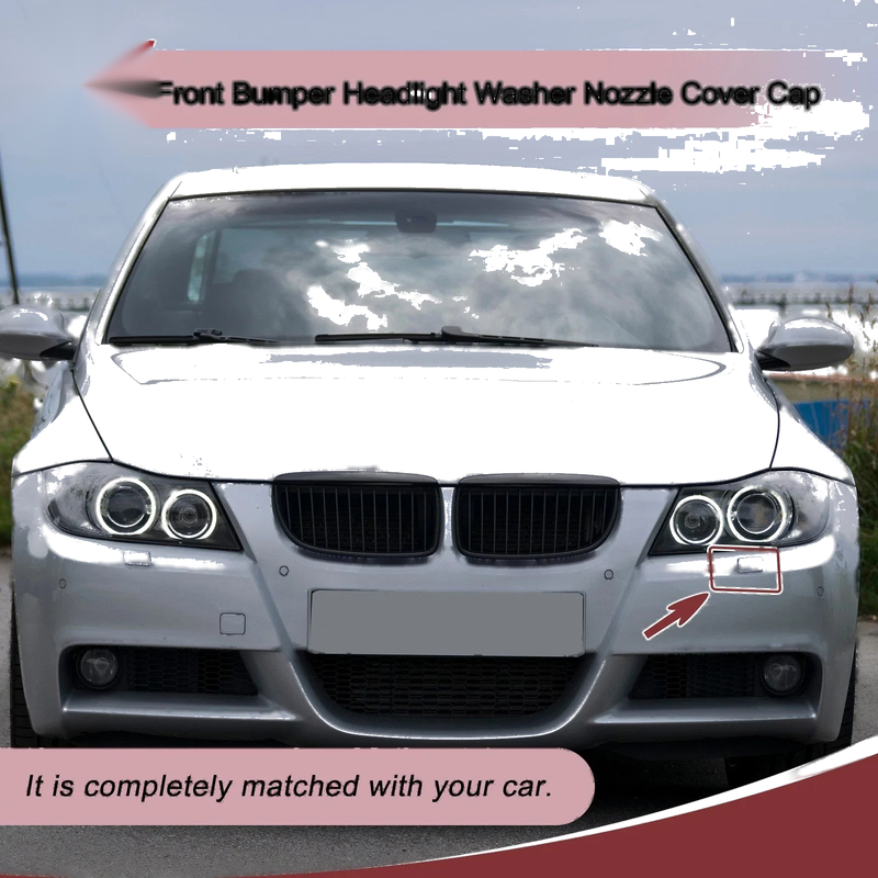BMW 328i xDrive Bumper Headlight Washer Nozzle Cover Cap