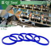 Oil Seal / 85x95x9mm / Seal Ring Rotary Shaft TPU High Pressure Blue 5 Pcs