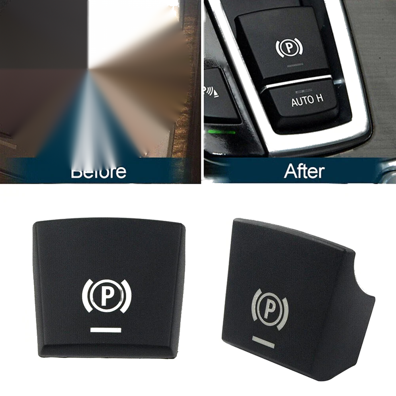 Switch Cover 1pc TPU ABS Black Handbrake Push-pull