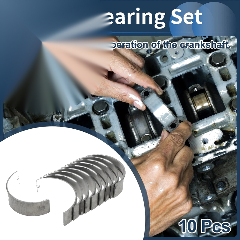 TOYOTA CRESSIDA Main Bearing Set Metal 10 Pcs (1980–1996)