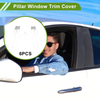 Chevrolet Optra 6 Pcs Pillar Window Trim (2004-2009)