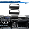 Toyota Tacoma Black Woodgrain Air Condition Outlet Vent Trim Cover Frame