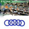 Oil Seal 50x65x6mm Seal Ring Rotary Shaft TPU Blue 5 Pcs