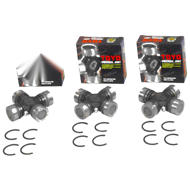 Set of 3 Drive-Shaft Uni Universal Joints Toyo Japanese Made