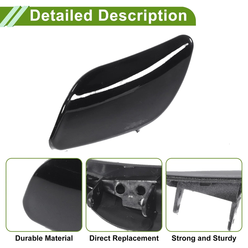 Porsche Cayenne (2008 - 2010) Black Left Washer Nozzle Cover Cap