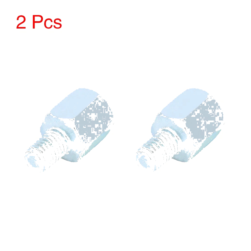 Motorcycle 2 x 10mm to 8mm Reverse Rearview Mirror Adapter Bolt Screw