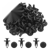 Honda & Suzuki 50Pcs Black Plastic Splash Guard Bumper Clips