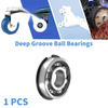 Deep Groove Ball Bearings 22x56x16mm 1 Pc Silver Tone