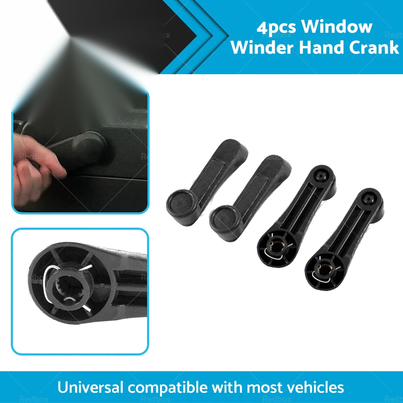 Car Truck 4 x Universal Auto Window Cranks Manual Winder Handles