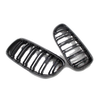 BMW E90 E91 325i 328i 335i Carbo & Black Double Slat Front Kidney Grille (09-12)