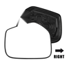 MITSUBISHI Heated Right Side Rearview Mirror Glass w/ Backing Plate